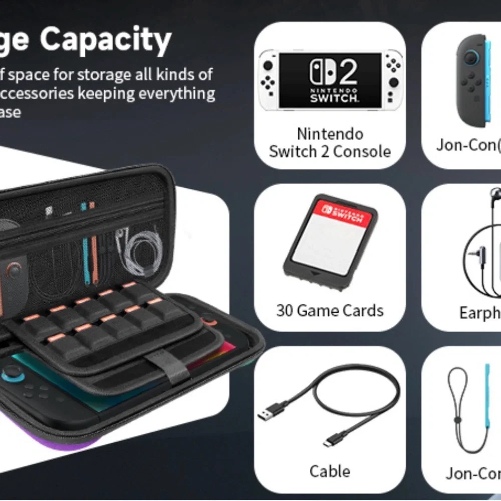 Travel Case for Switch 2